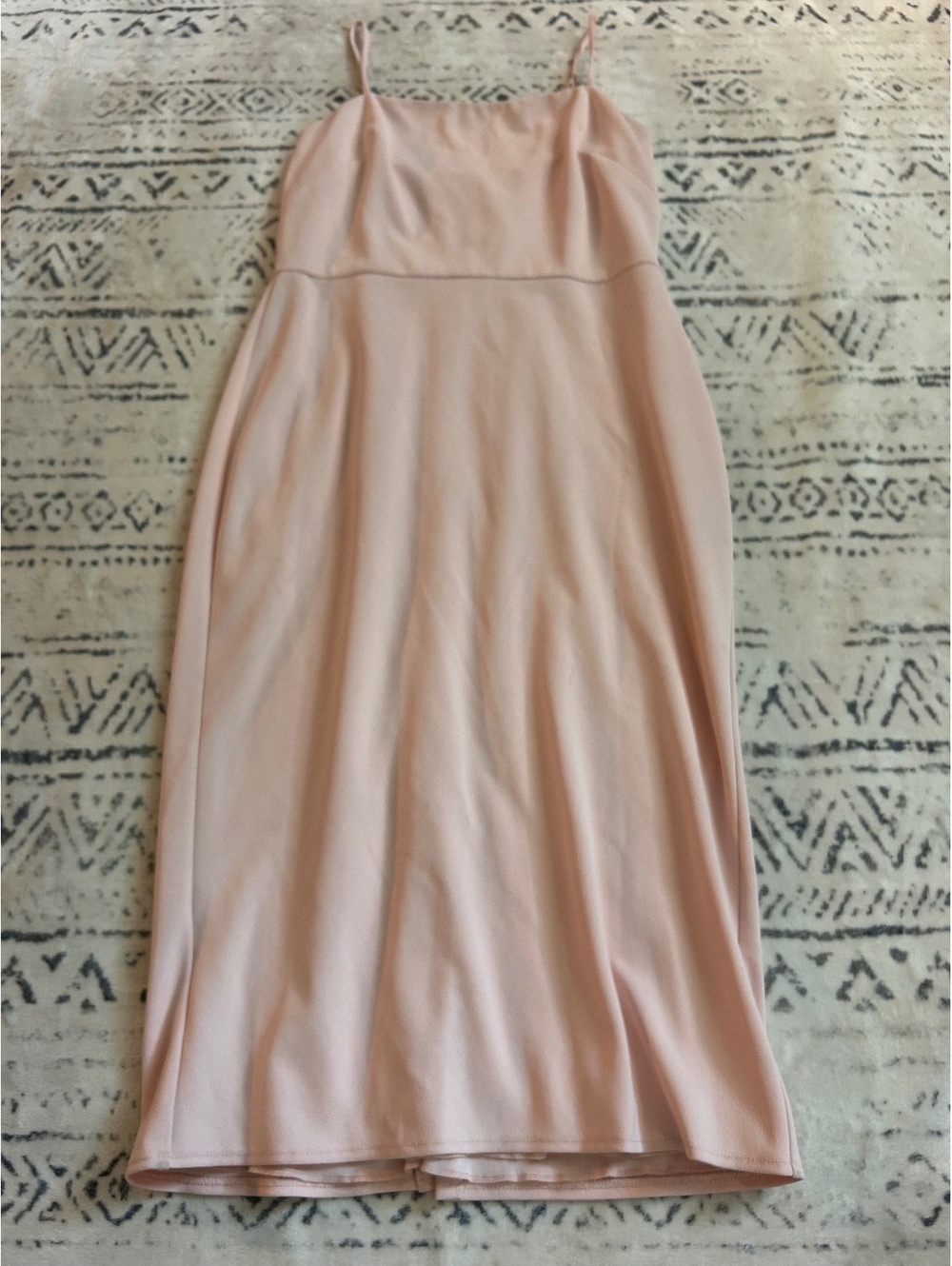 DB Studio Women's Light Pink Sleeveless Midi Dress Size 8